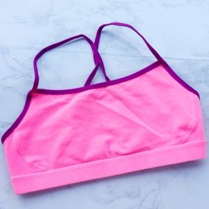 Super Cute Unity Pink and Purple Sport Bra Size S